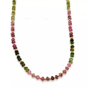 Tourmaline Necklace 18K Gold